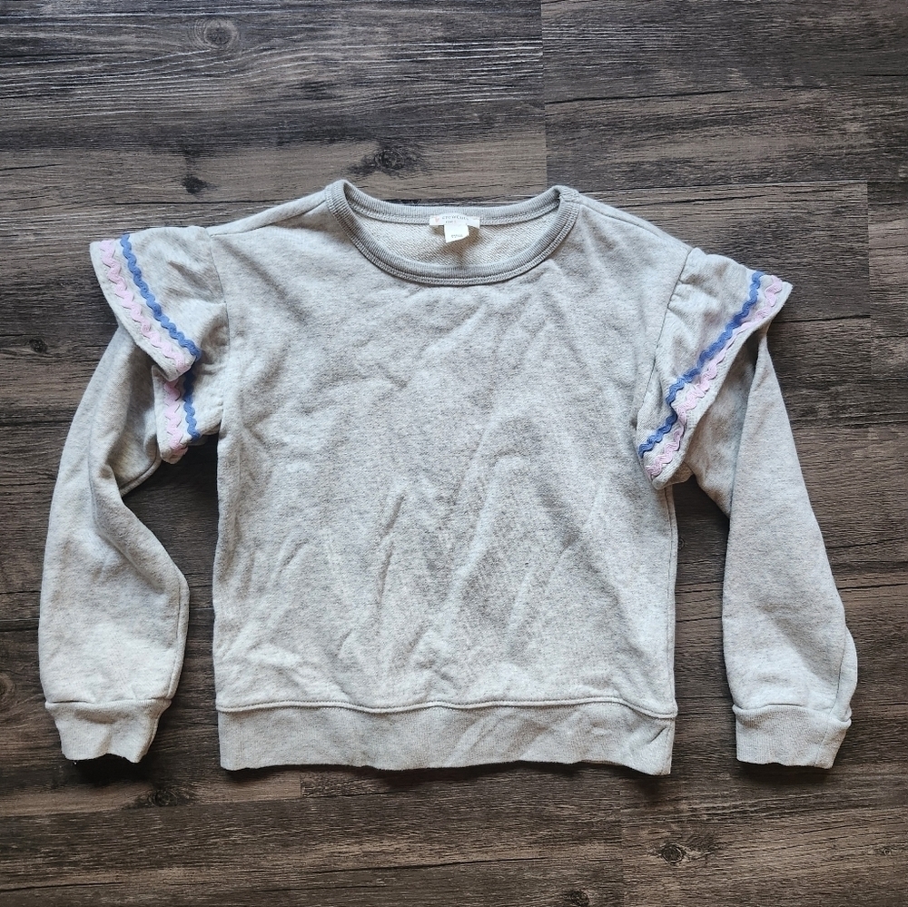 Crewcuts Ribbon Ruffle Lightweight Sweater - Picture 2 of 5